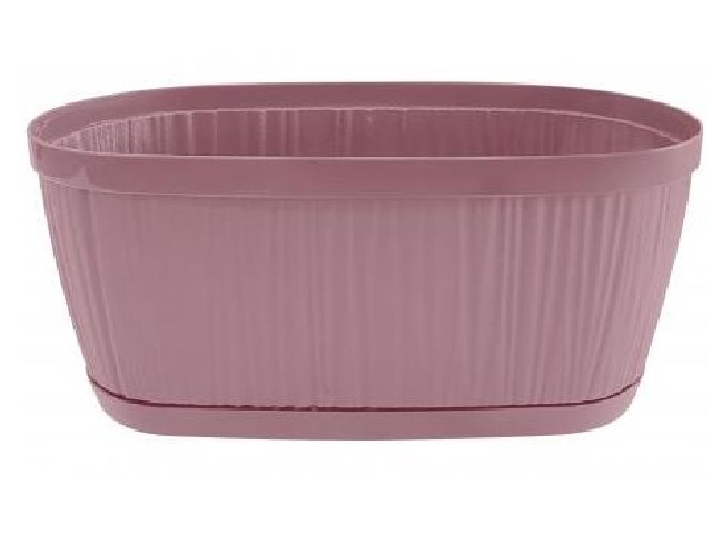 Горшок для цветов InGreen BARCELONA 2,7л, 275х145мм овальный Морозная слива